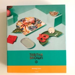 NIB 3 pc set “Vert Good” Nesting Trays Green & Gold Tabitha Brown